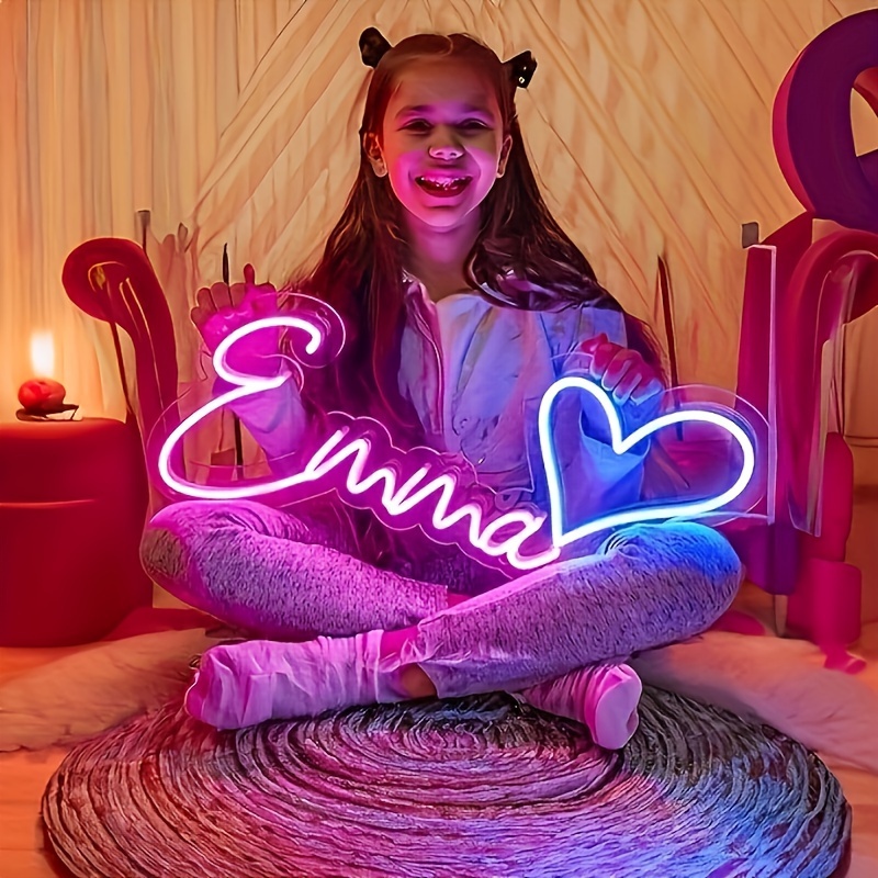 Lighting Decor Wedding - Tanda Dinding LED Neon Kustom dengan