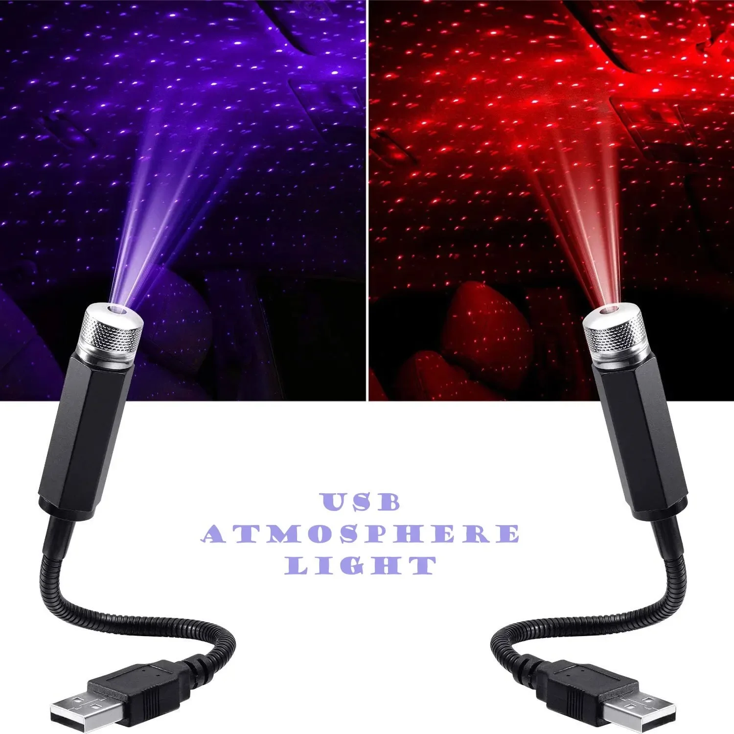 Star Projector Night - QXNY 1pcs Mini LED Lampu Proyektor