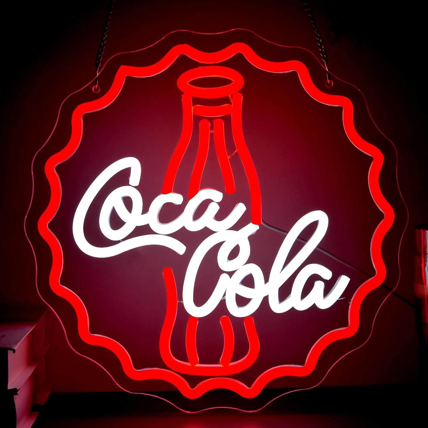 Wall Decor Lighting - Lampu Dinding Seni Neon Cola Lampu
