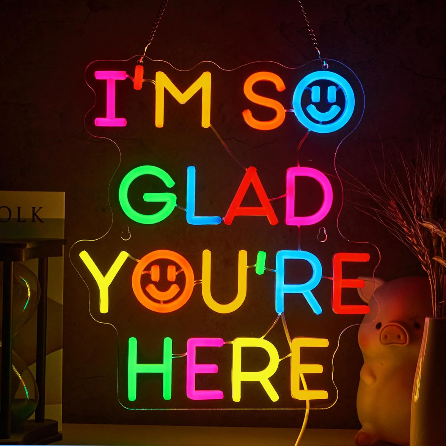 Wall Decor Lighting - ﻿ Aku Sangat Senang Kamu Ada