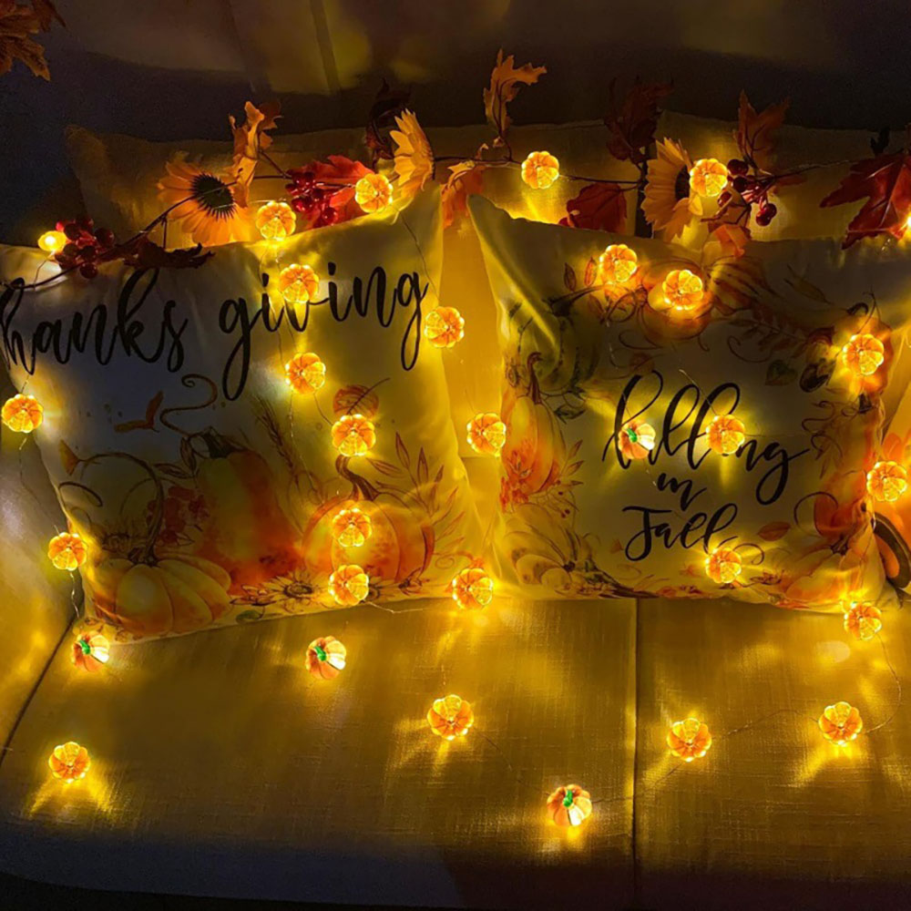 Home Decor Lighting Tricks - Lampu Hias Labu Halloween, Dekorasi Pesta