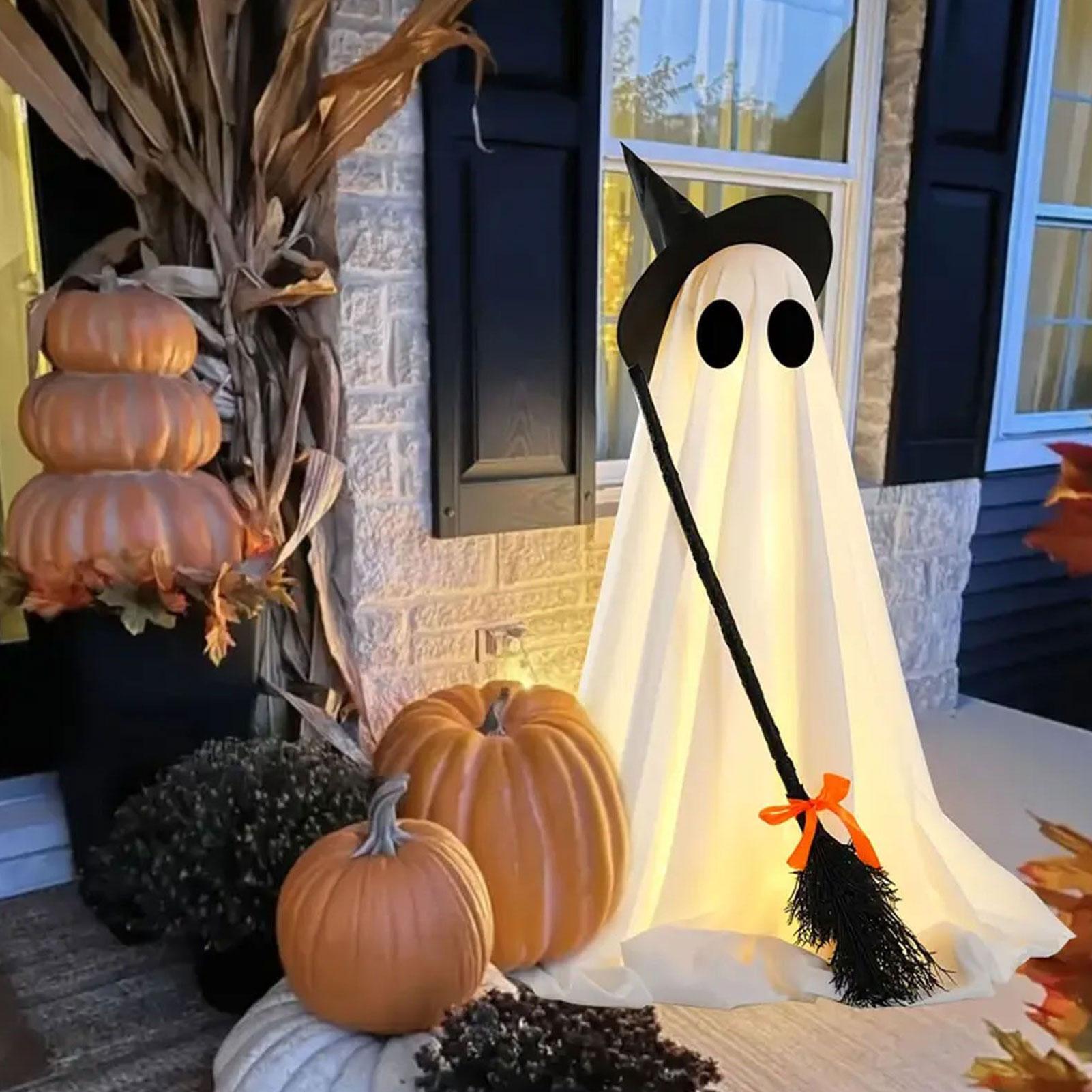 Up Lighting Decor - Dekorasi Hantu Menyala Dekorasi Hantu Halloween