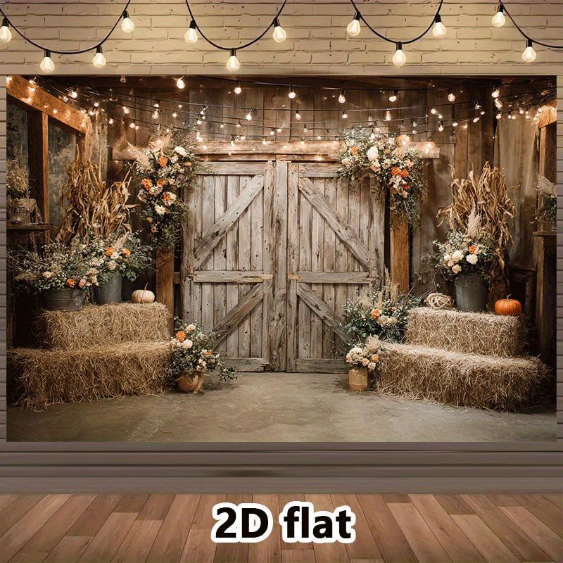 Lighting Decor Photos - Tapestry Gaya Pedesaan 2D, Dekorasi Pernikahan