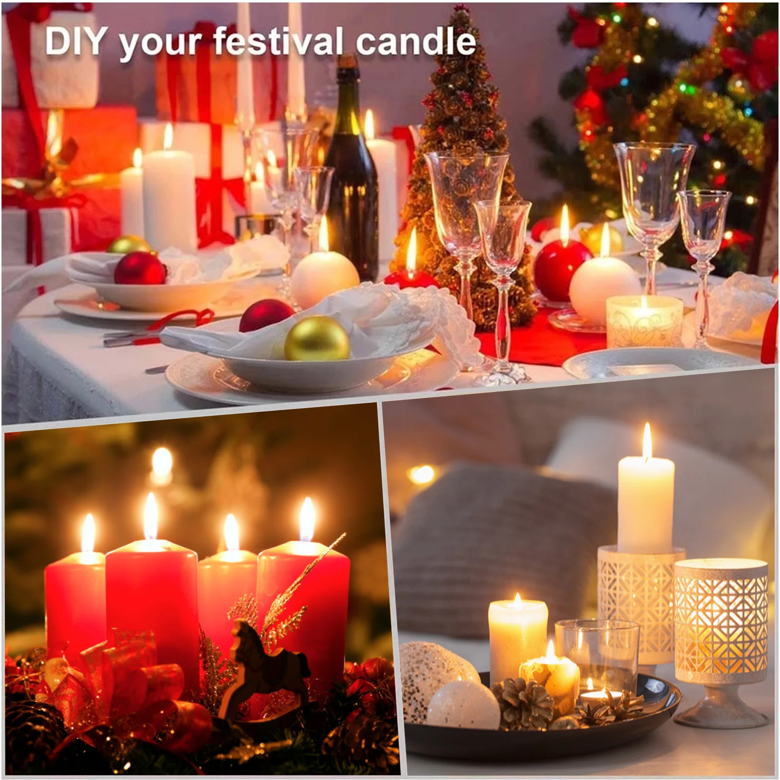 Home Decor Lighting Brands - Aksesori Tempat Lilin Logam Dekoratif Sisipan