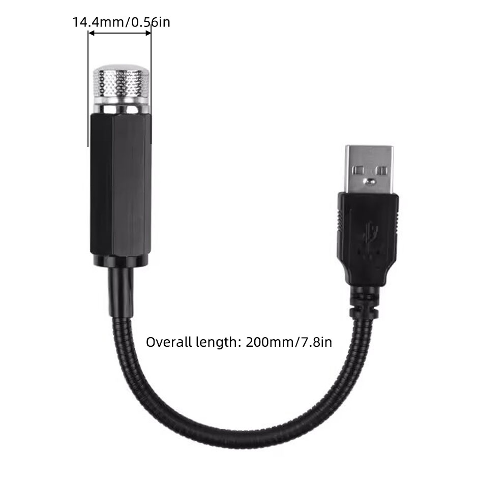 Star Projector Night - Lampu LED Mini USB 5V untuk