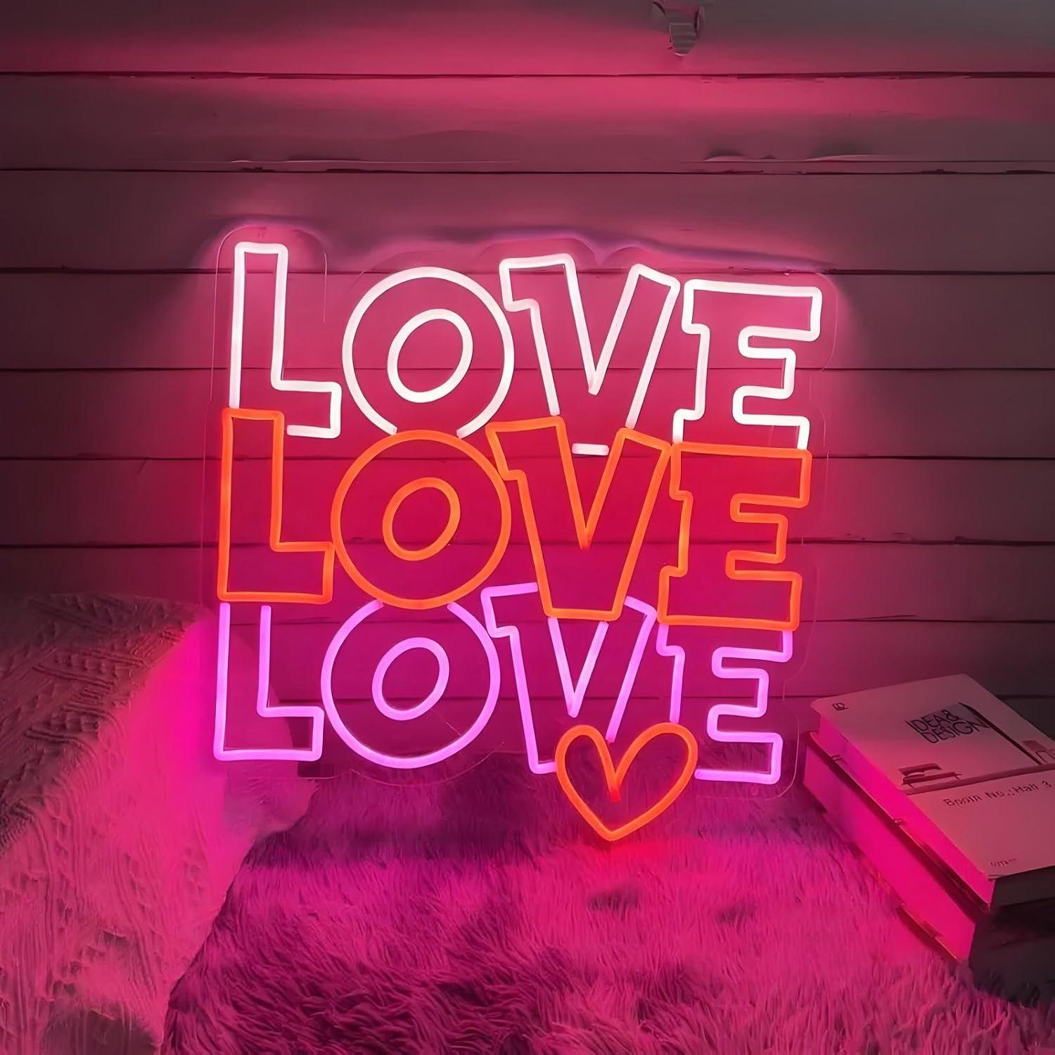 Wall Decor Lighting - Lampu Neon LED USB yang Dapat