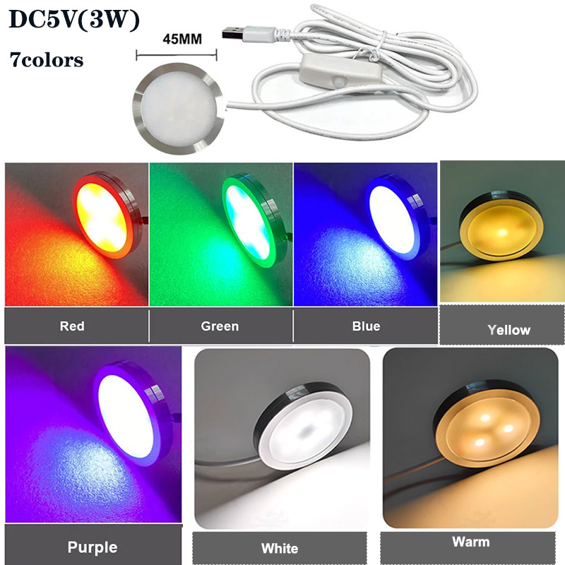 Colour Changing Bulb - Lampu Sorot Mini LED USB 5V