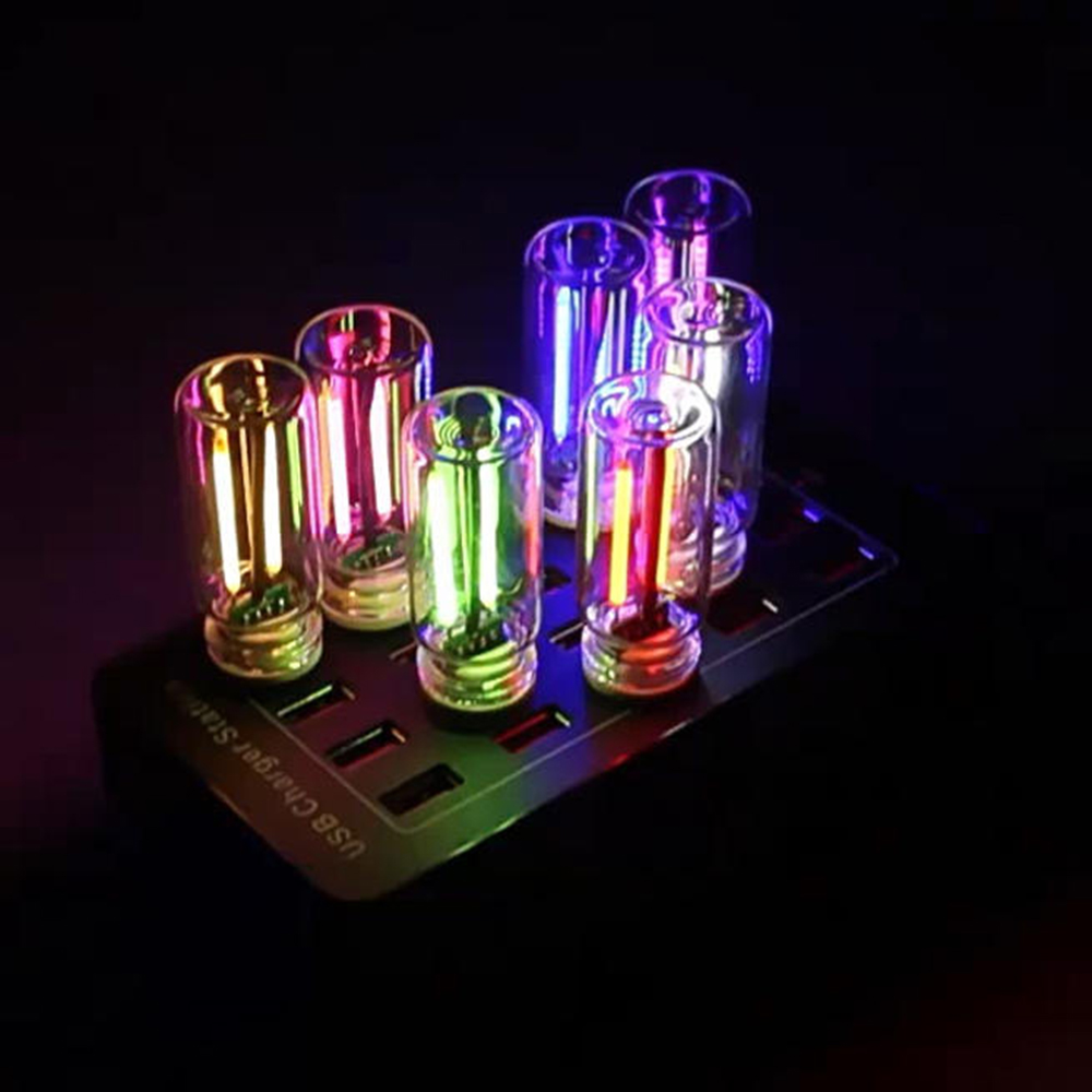 Ambient Lighting Decor For Room - Lampu LED Filamen Kaca USB 5V,
