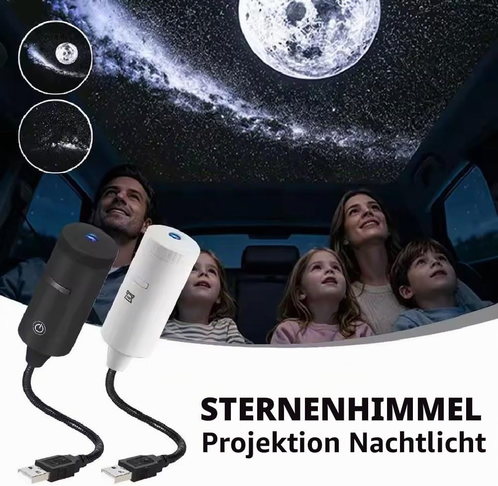 Star Projector Night - Lampu Malam Portabel Plug and Play