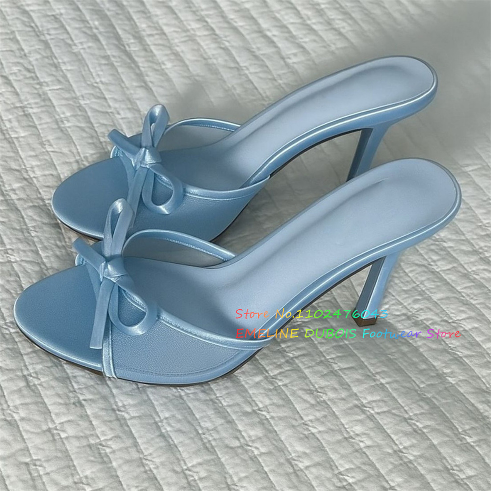 Up Lighting Decor - Sepatu Hak Tinggi Model Mules Wanita