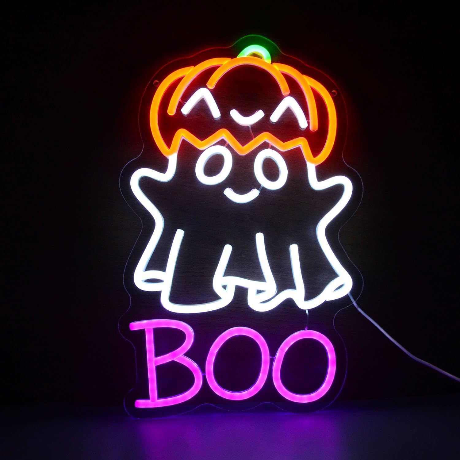 Topi Labu Hantu Lucu BOO Lampu - Home Decor Lighting Tricks ulasan dan harga