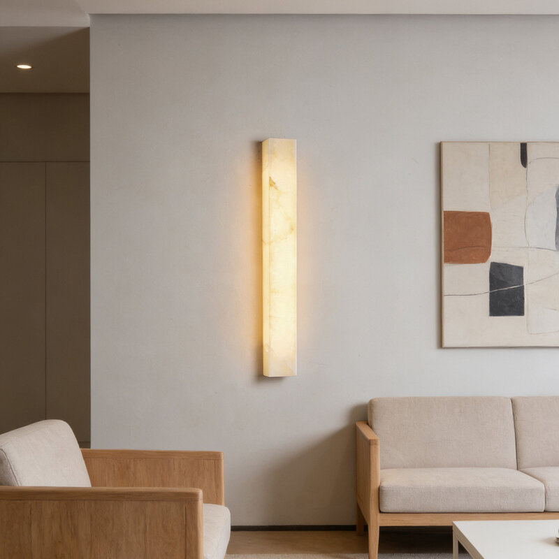 Lampu Dinding Marmer Alami Spa - Ambient Lighting Decor For Room ulasan dan harga