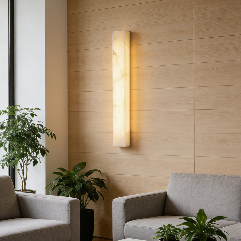Lampu Dinding Marmer Alami Spa - Ambient Lighting Decor For Room ulasan dan harga