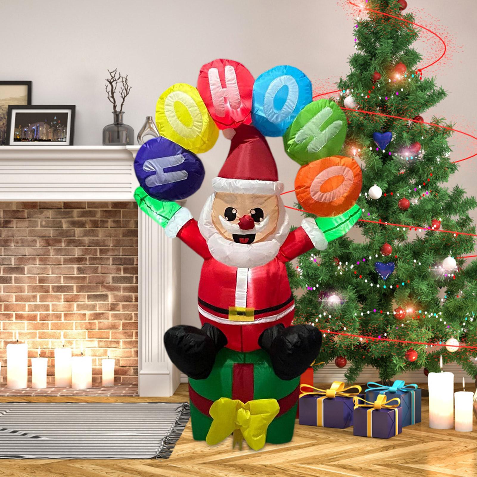 Dekorasi Santa Claus Tiup deng - Up Lighting Decor ulasan dan harga