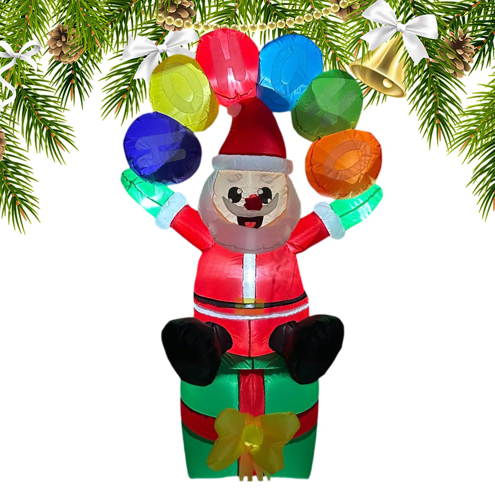 Dekorasi Santa Claus Tiup deng - Up Lighting Decor ulasan dan harga