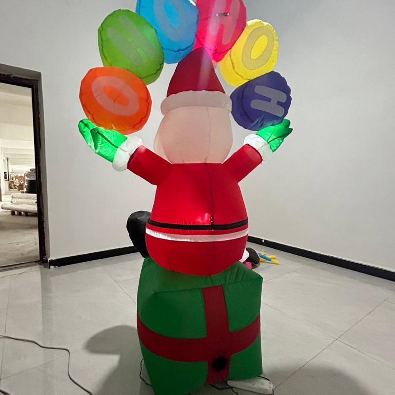 Dekorasi Santa Claus Tiup deng - Up Lighting Decor ulasan dan harga