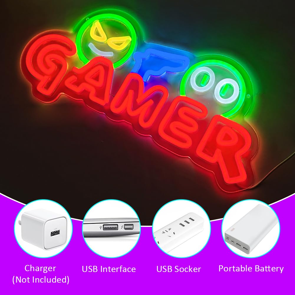 Lampu Dinding LED Neon Sign Ga - Lighting Decor Wedding ulasan dan harga