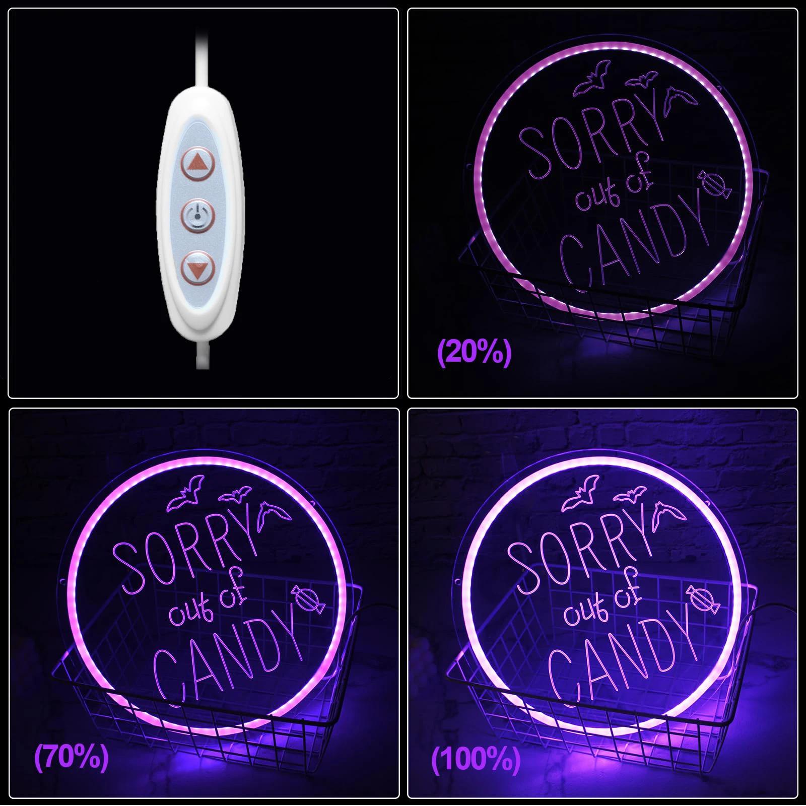 Lampu Neon LED Bentuk Permen,  - Home Decor Lighting Tricks ulasan dan harga