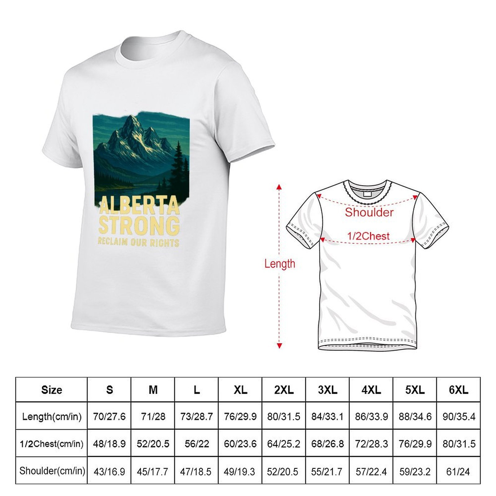 Alberta Strong T-Shirt Kasual  - Alberta Lighting & Decor Reviews ulasan dan harga