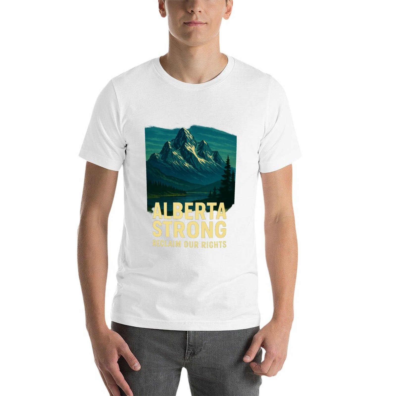 Alberta Strong T-Shirt Kasual  - Alberta Lighting & Decor Reviews ulasan dan harga