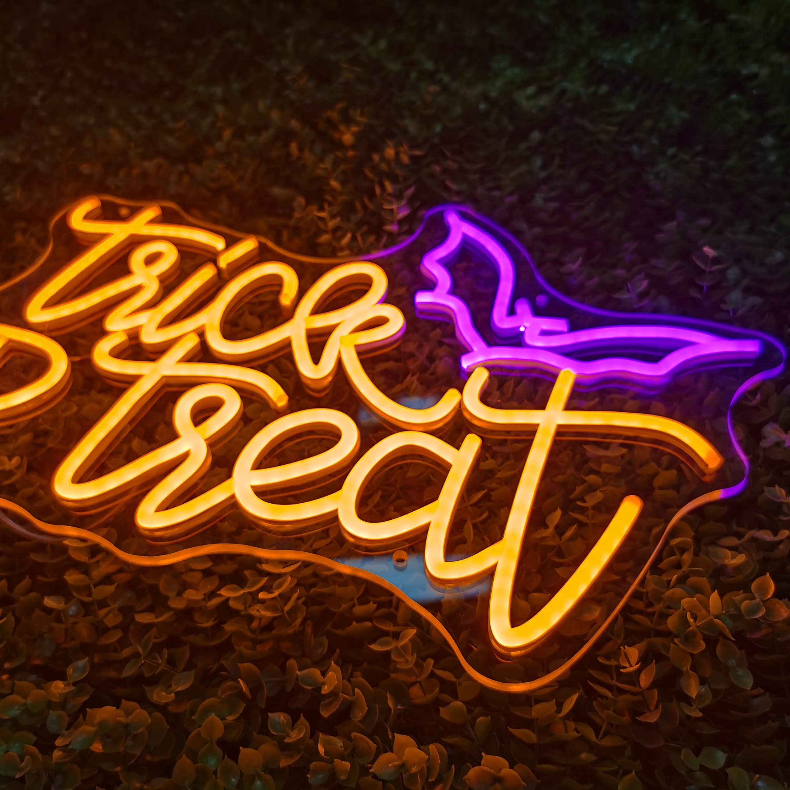 Lampu Neon Trick or Treat untu - Home Decor Lighting Tricks ulasan dan harga