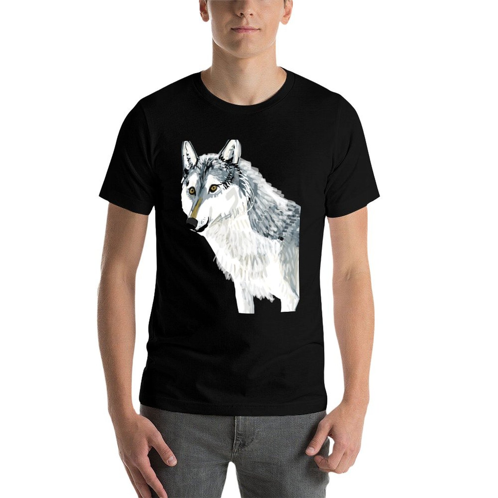 Totem Alberta Wolf T-Shirt Ata - Alberta Lighting & Decor Reviews ulasan dan harga