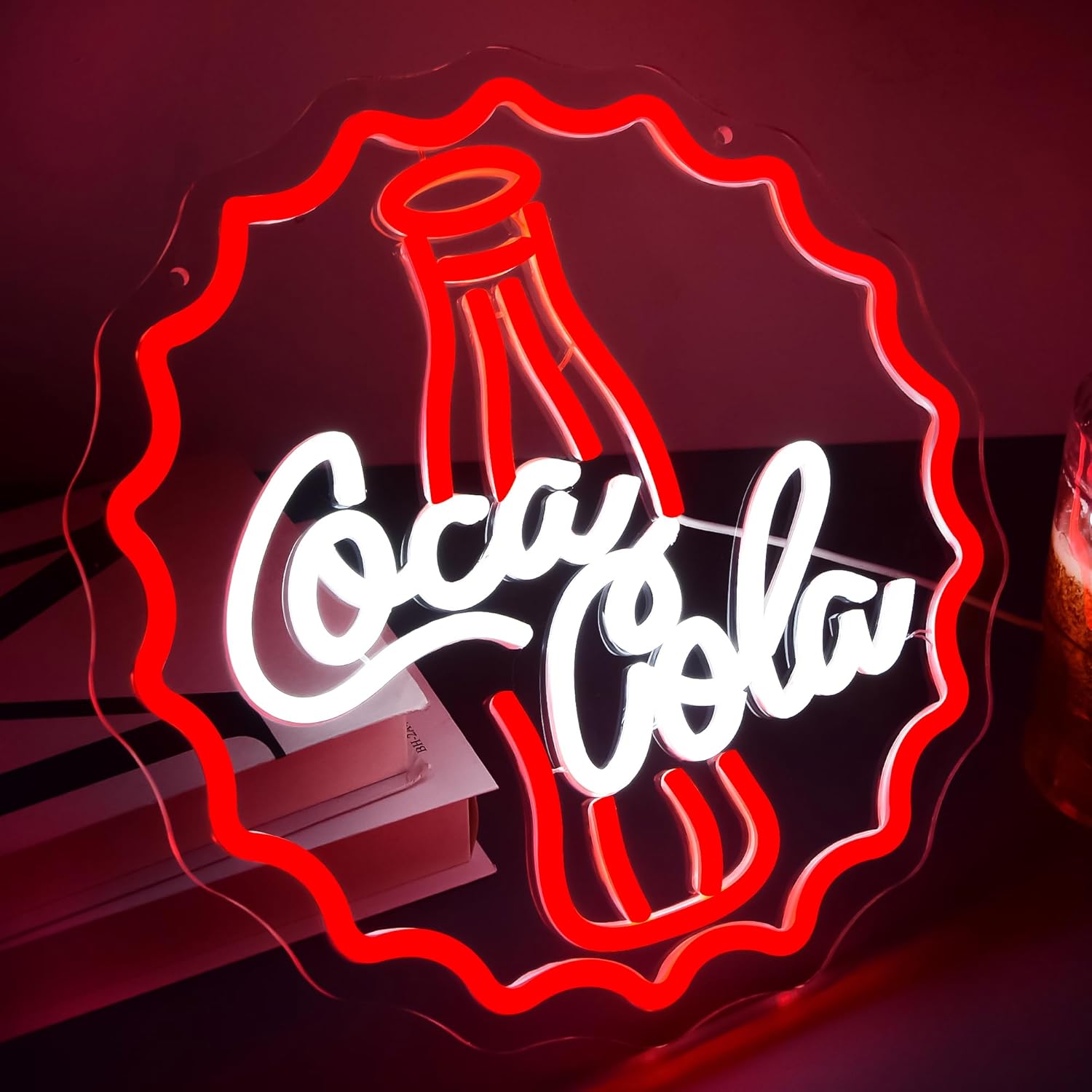 Lampu Dinding Seni Neon Cola L - Wall Decor Lighting ulasan dan harga