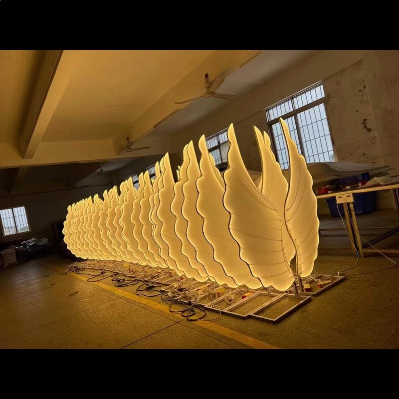 Sayap Malaikat Bercahaya Lampu - Lighting Decor Wedding ulasan dan harga