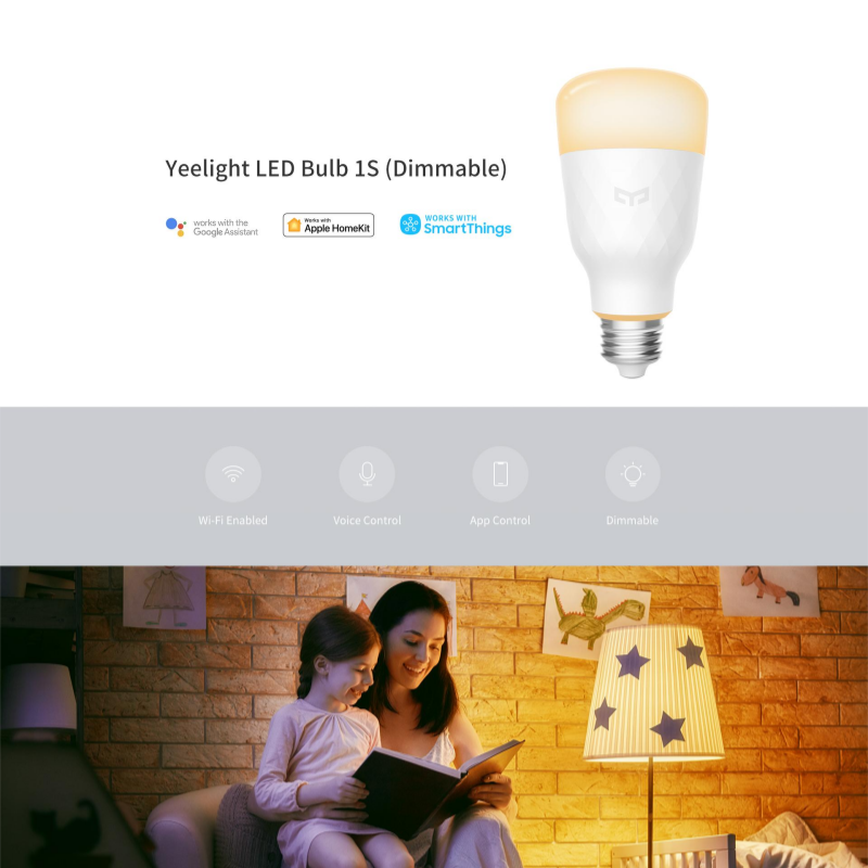 Yeelight Bohlam LED 1S E26/E27 - Yeelight Light Smart Bulb ulasan dan harga