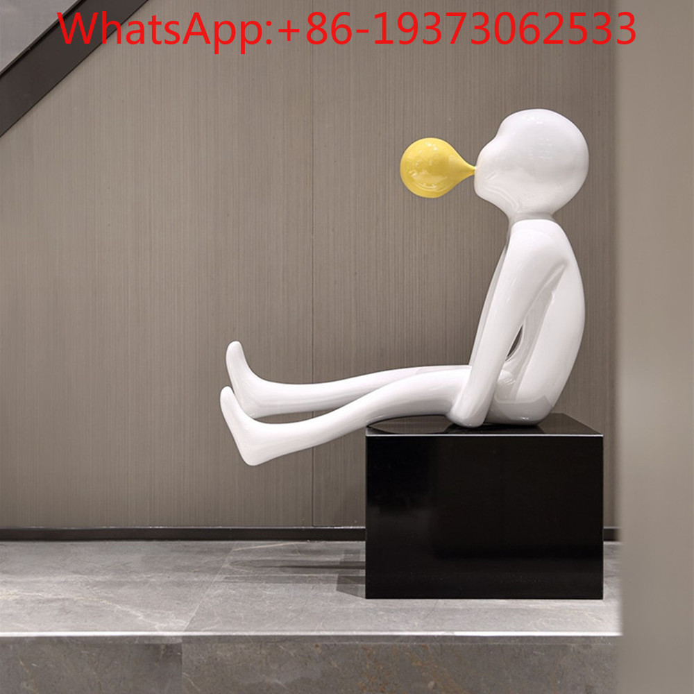 Patung Tiup Gelembung Figur Pi - Lighting Decoration ulasan dan harga
