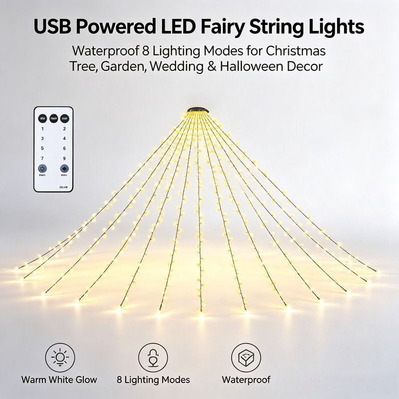 Lampu LED USB Fairy String, La - Lighting Decor Wedding ulasan dan harga
