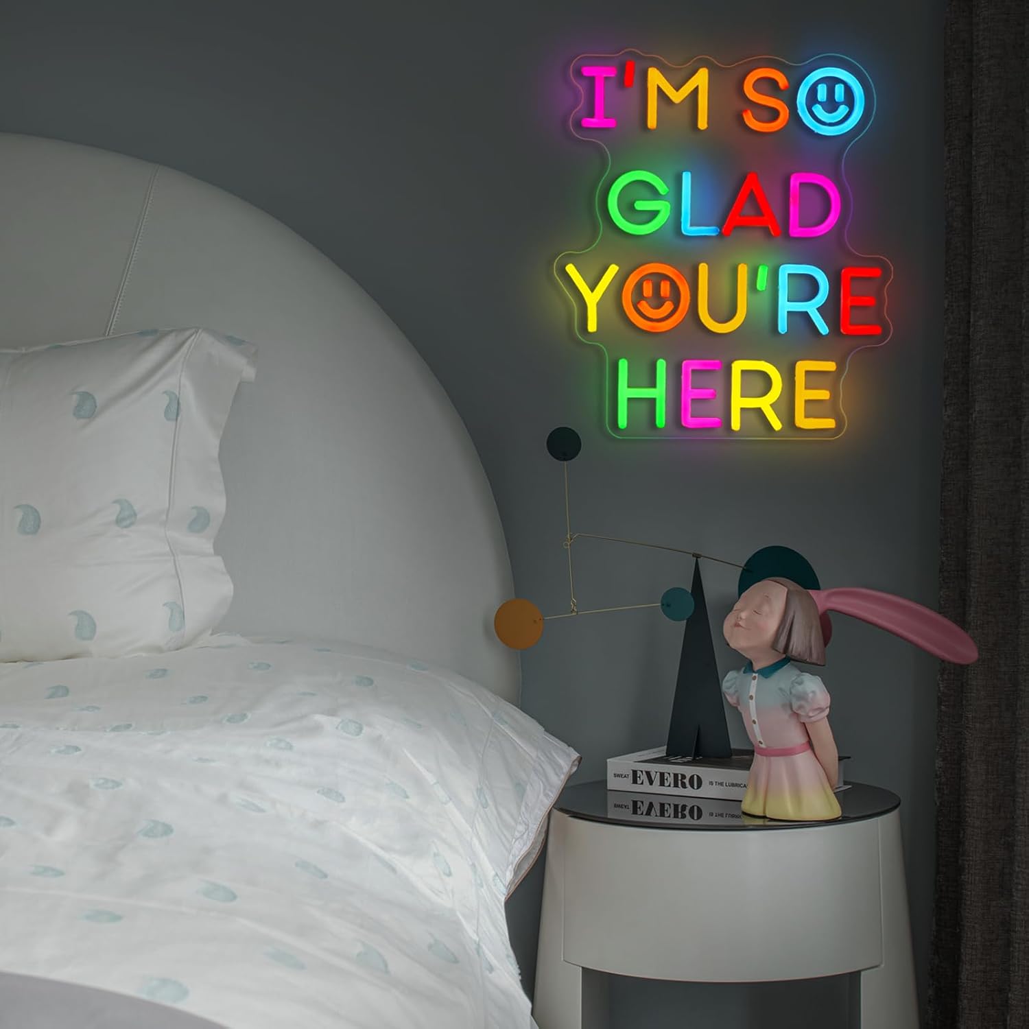    Aku Sangat Senang Kamu Ada - Wall Decor Lighting ulasan dan harga