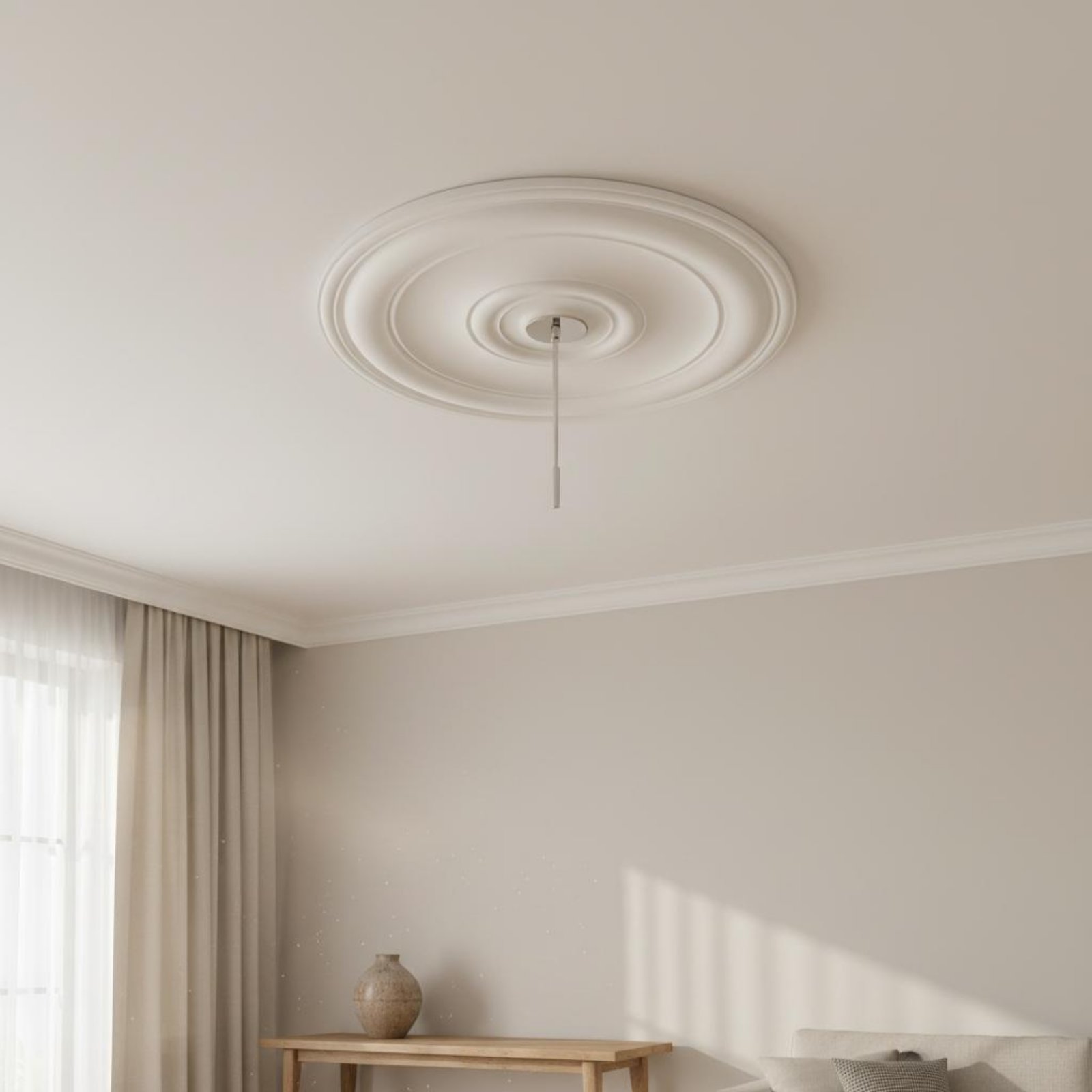 Medali Plafon Bulat Desain Ero - Lighting Decoration ulasan dan harga