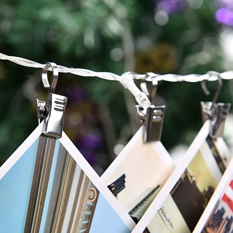 100/50/10 Buah Klip Tirai Baja - Lighting Decor Photos ulasan dan harga