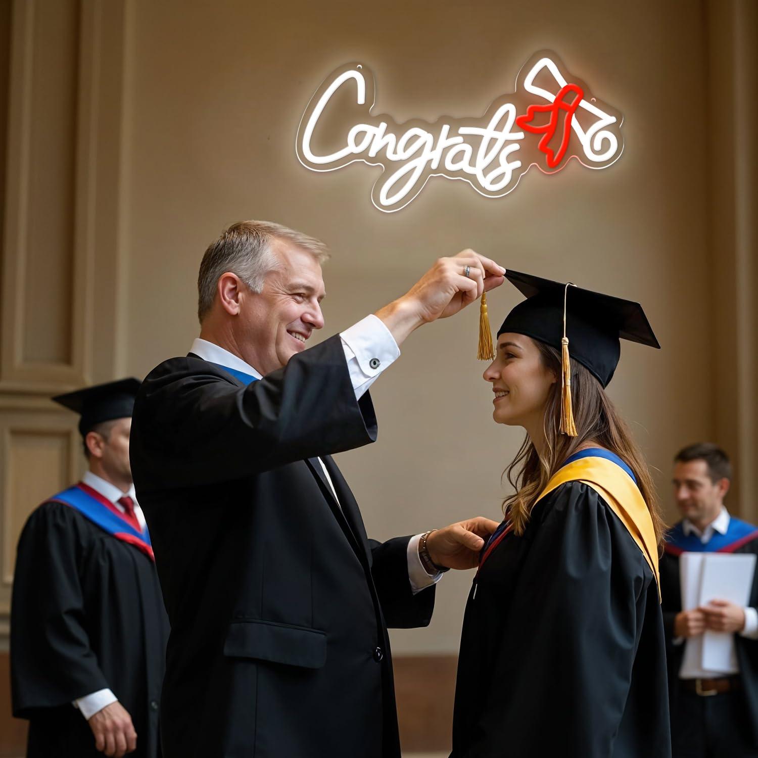 Selamat Wisuda Lampu Neon LED  - Wall Decor Lighting ulasan dan harga
