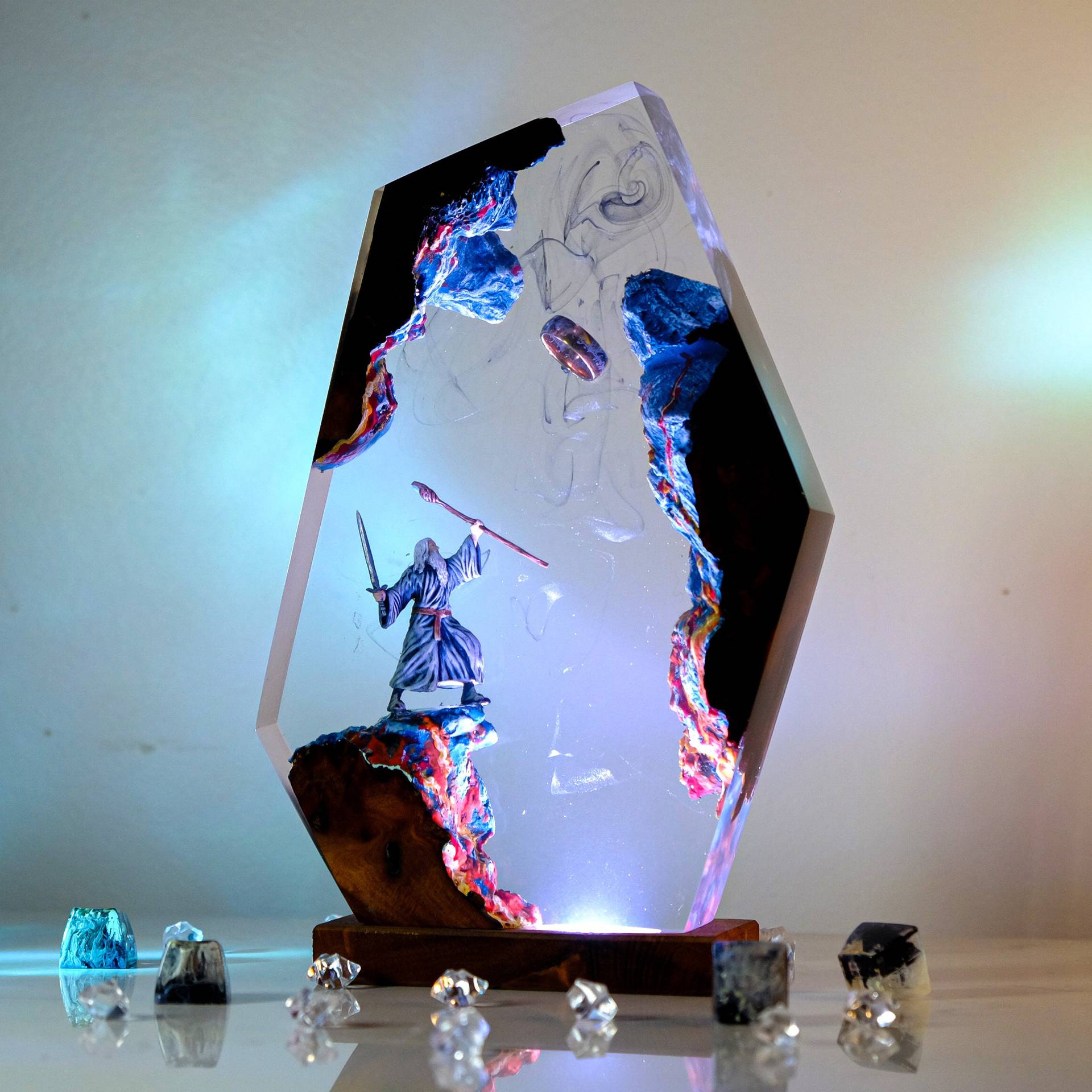 Lampu Resin Figur Adegan Film  - Lighting Decor Wedding ulasan dan harga