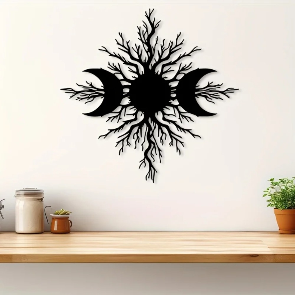 Dekorasi Dinding Logam Bulan S - Home Decor Lighting Brands ulasan dan harga