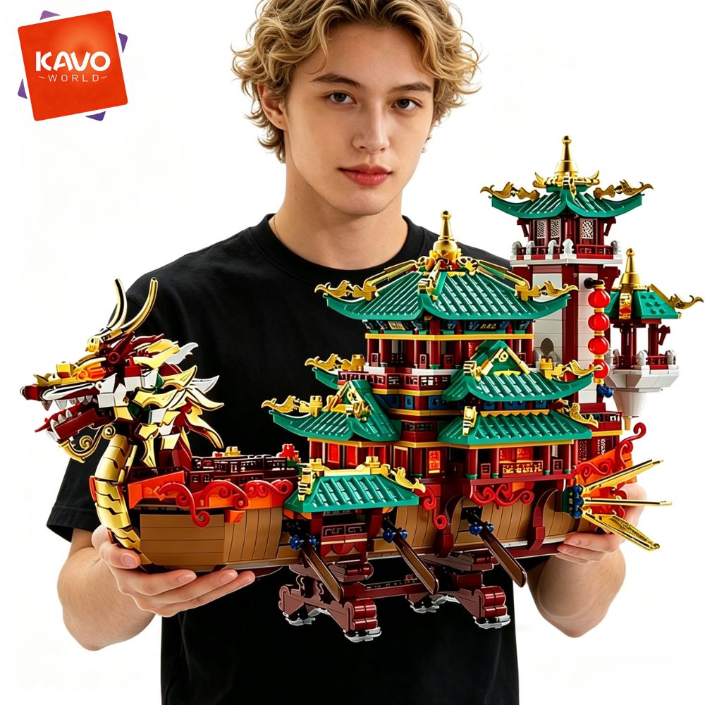 KAVOWORLD 2453pcs Blok Banguna - Lantern Paper Solar ulasan dan harga
