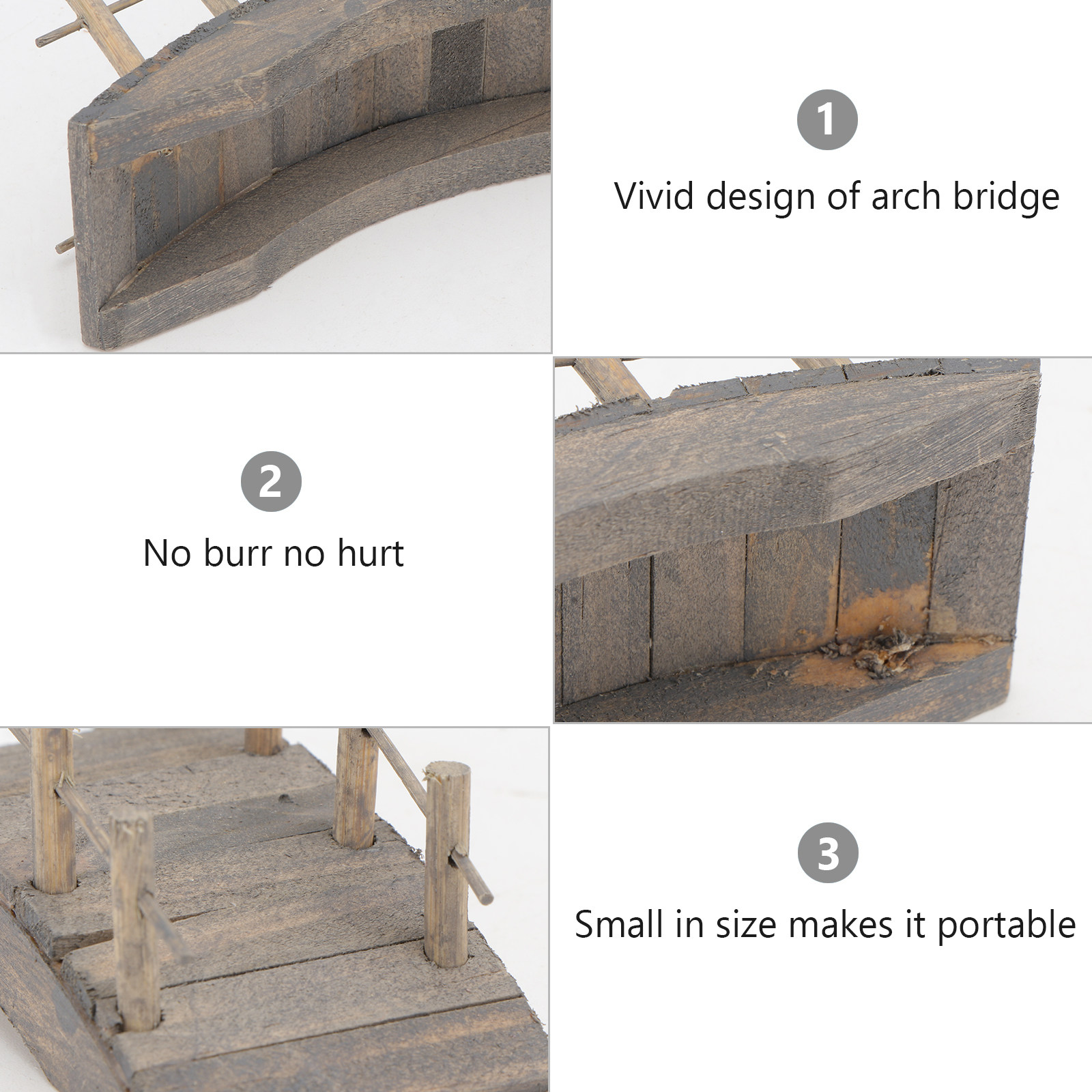 1 Buah Jembatan Lengkung Kayu  - Lighting Decor Woodbridge ulasan dan harga