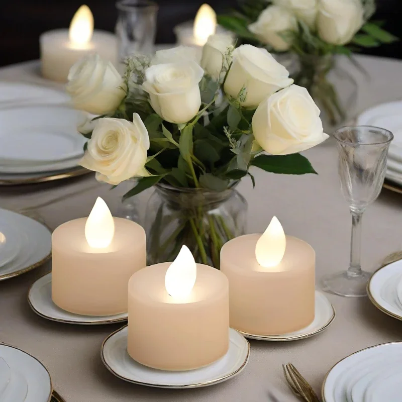 Lampu Teh LED Tanpa Api dengan - Lighting Decor Wedding ulasan dan harga