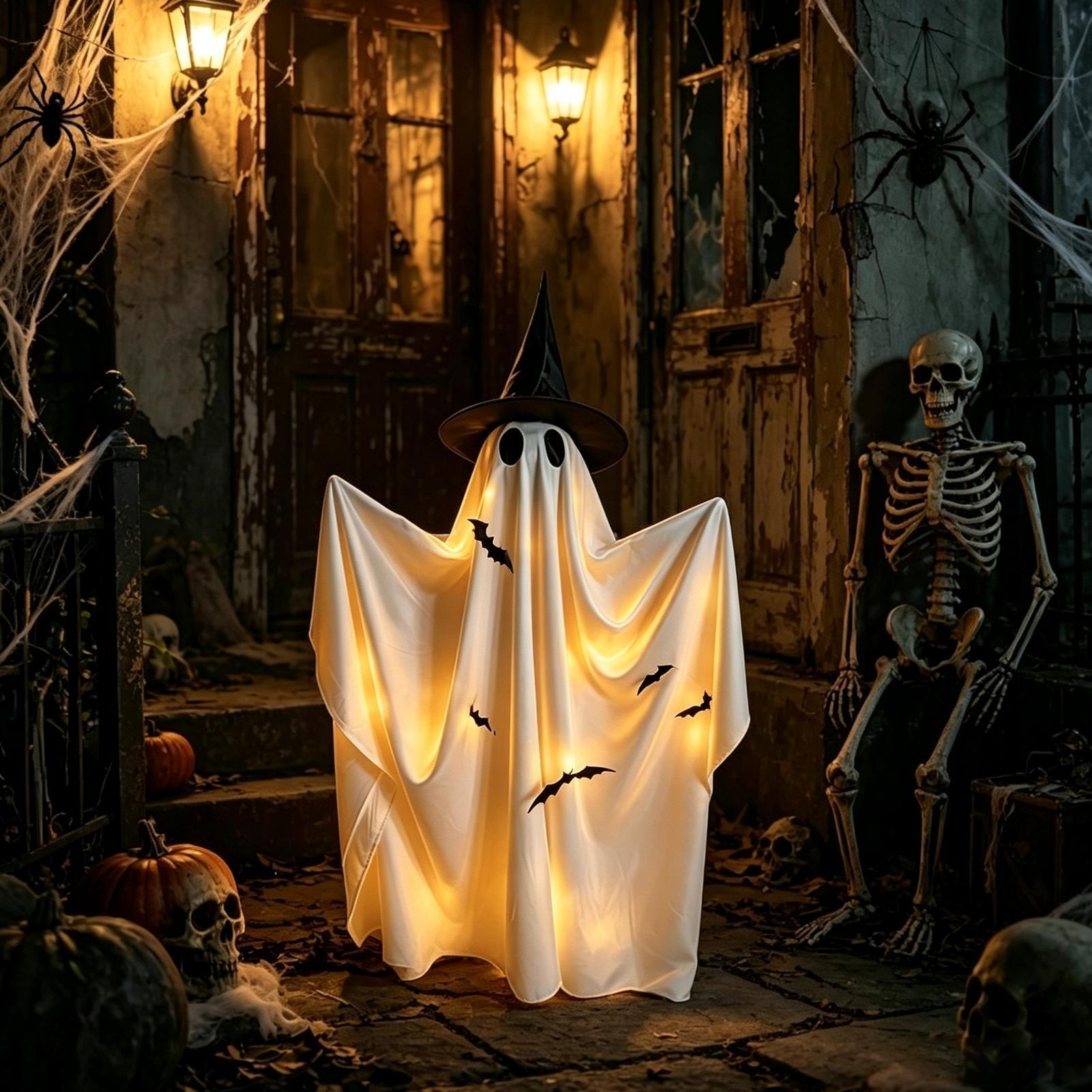 Dekorasi Hantu Halloween 59in  - Home Decor Lighting Tricks ulasan dan harga