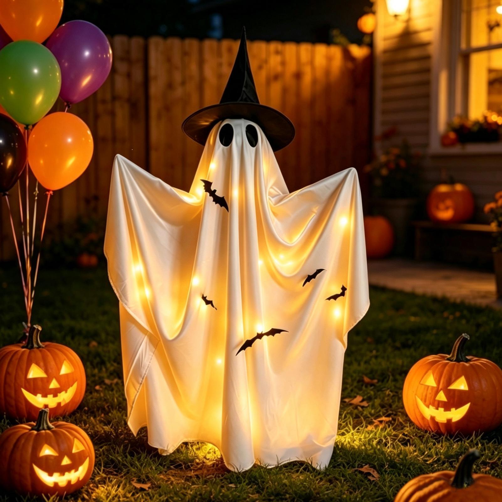 Dekorasi Hantu Halloween 59in  - Home Decor Lighting Tricks ulasan dan harga