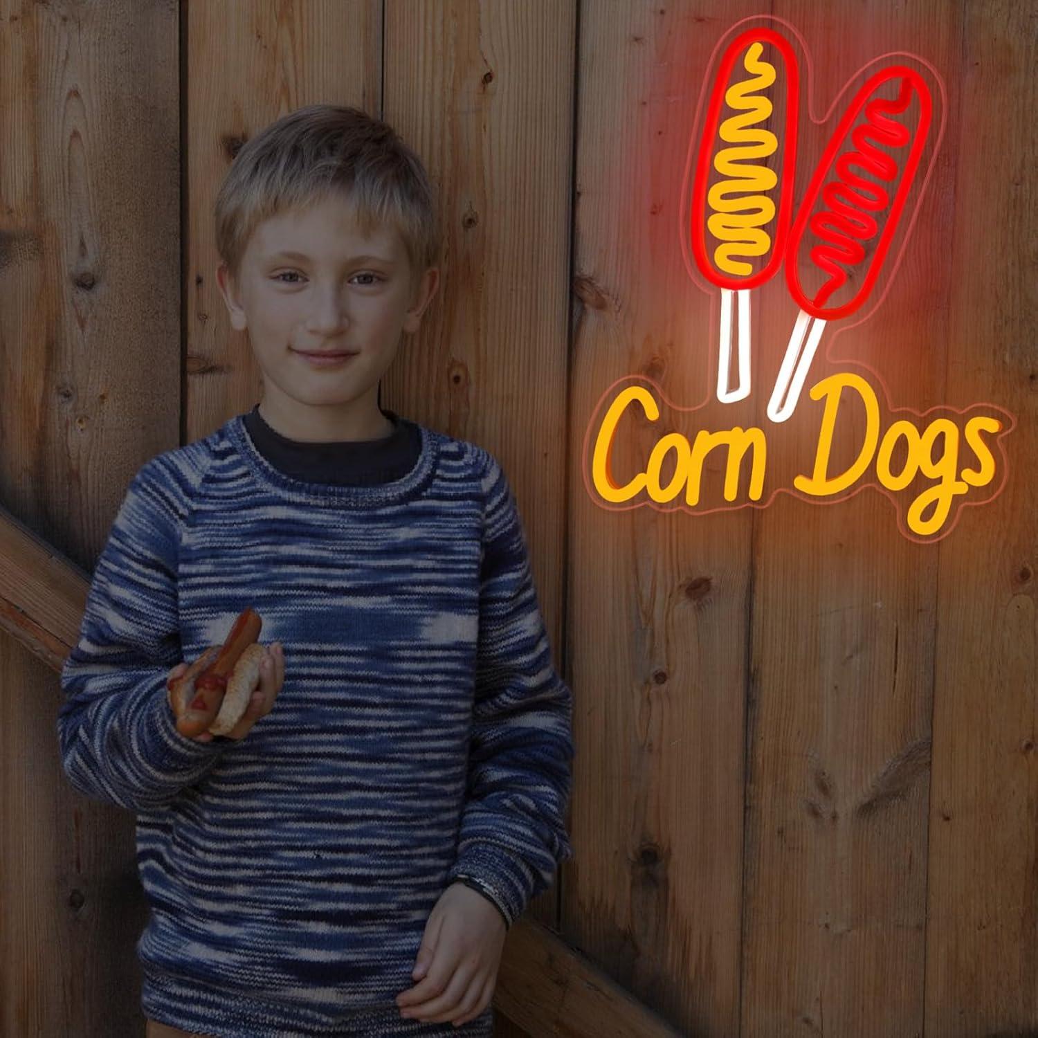 Lampu Neon LED Corn Dog USB ya - Wall Decor Lighting ulasan dan harga