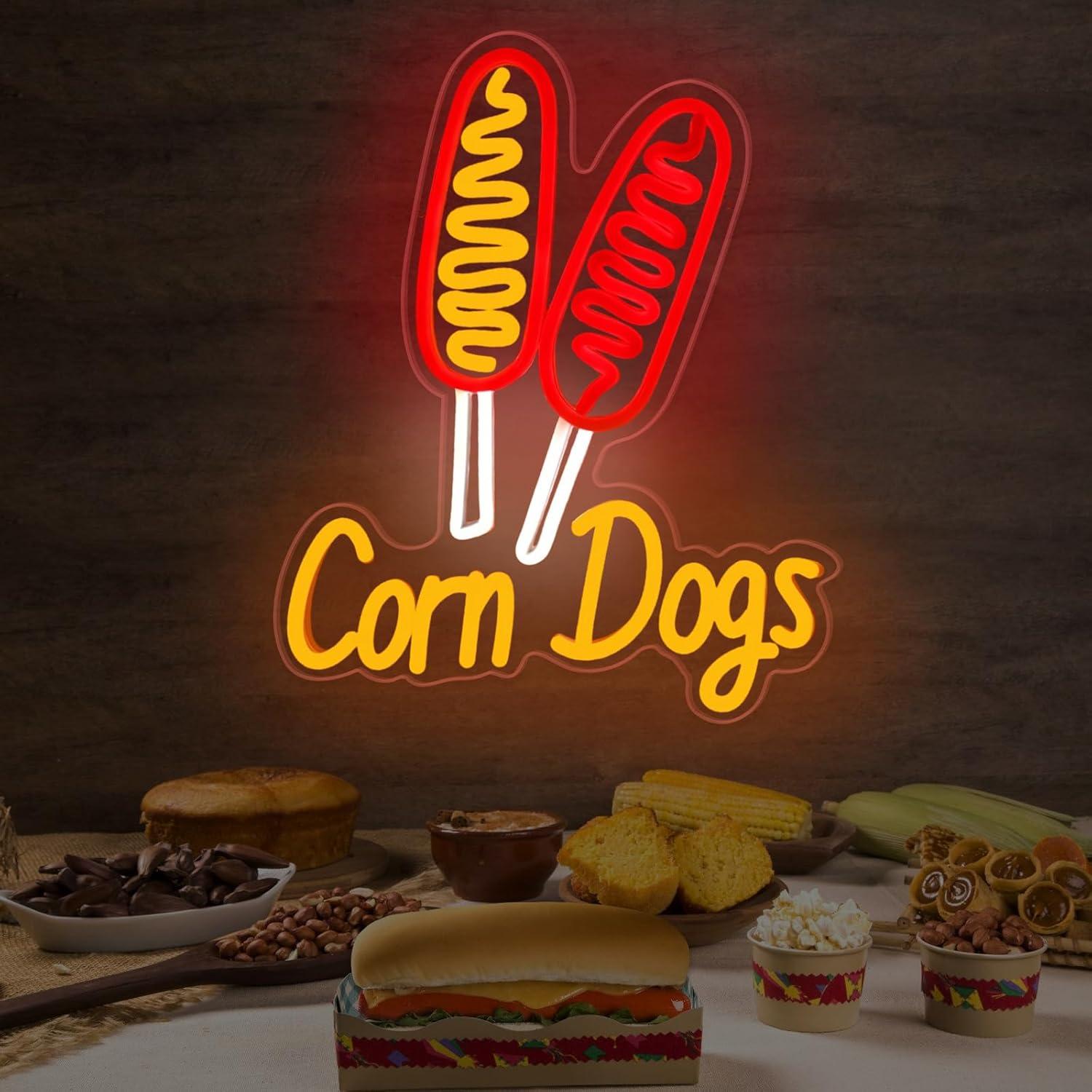 Lampu Neon LED Corn Dog USB ya - Wall Decor Lighting ulasan dan harga