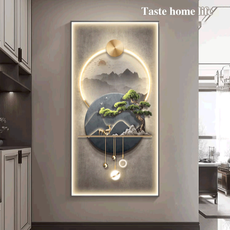 Lukisan dinding dekoratif tera - Home Decor Lighting Brands ulasan dan harga