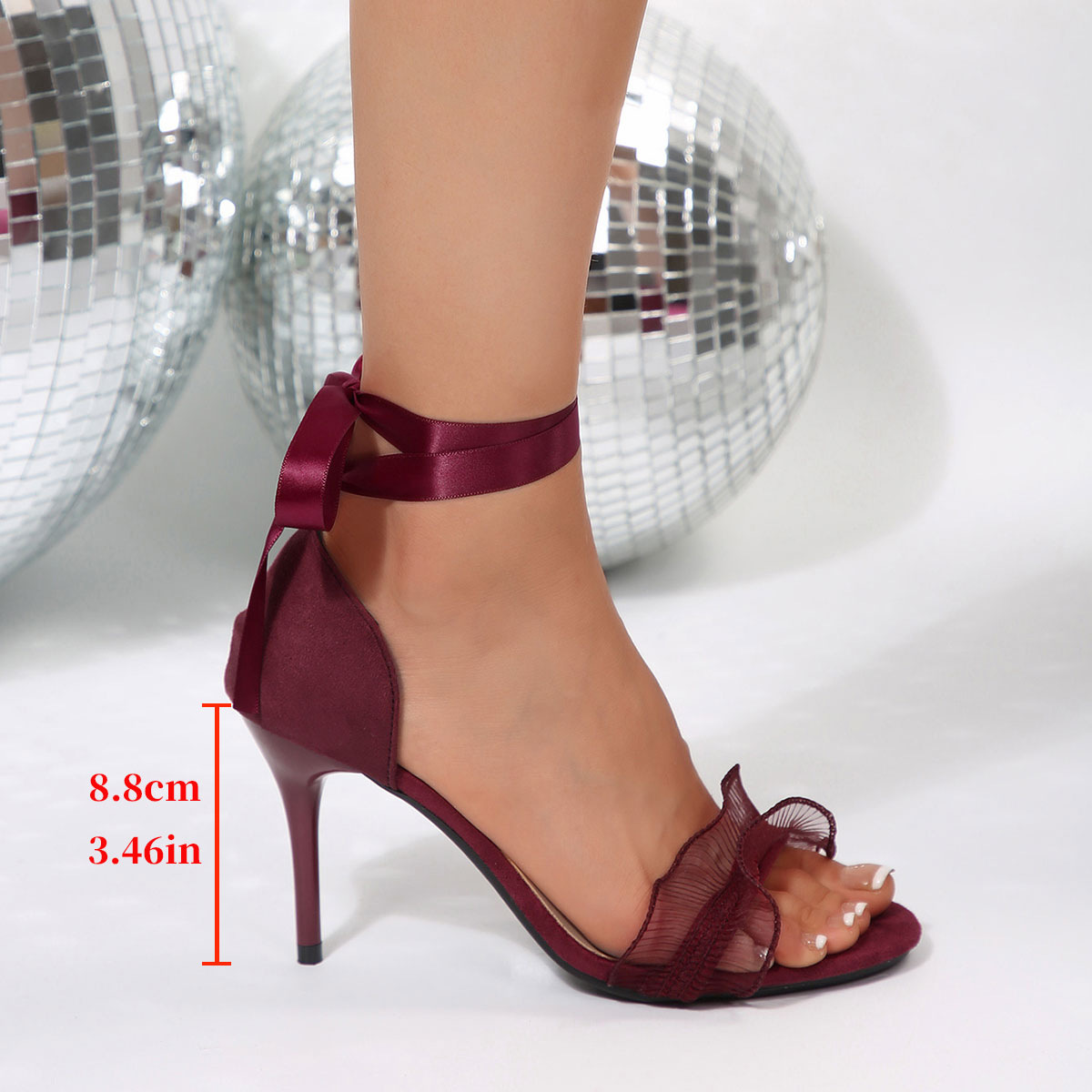 Sandal Hak Tinggi Hitam Dekora - Up Lighting Decor ulasan dan harga