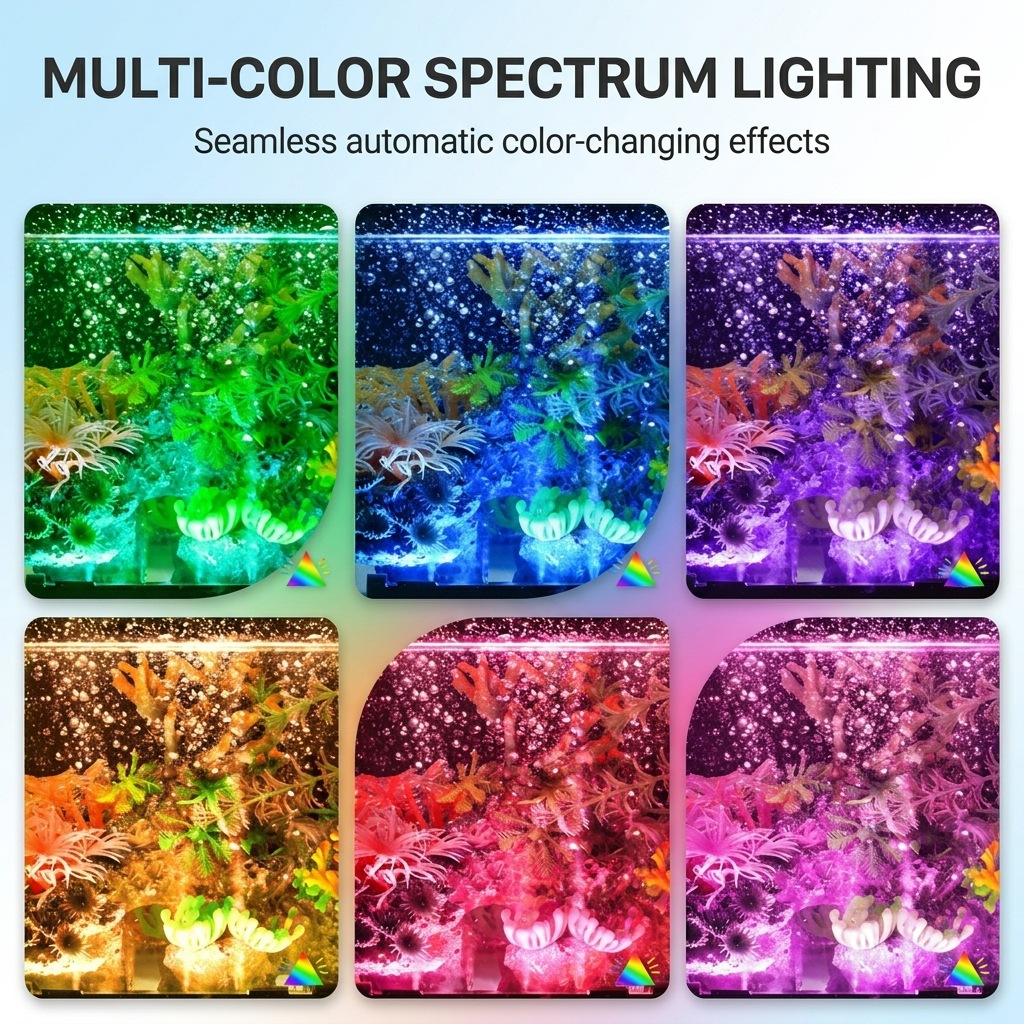 Lampu Gelembung Udara Akuarium - Colour Changing Bulb ulasan dan harga