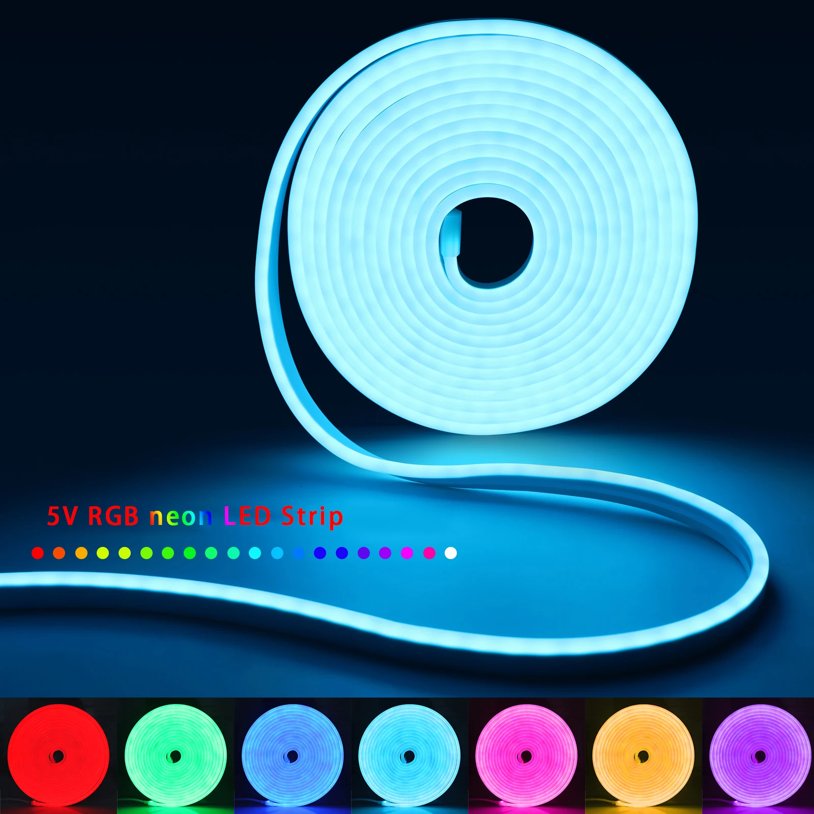Lampu Strip LED Neon RGB 1-5m  - Lighting Decor Home ulasan dan harga